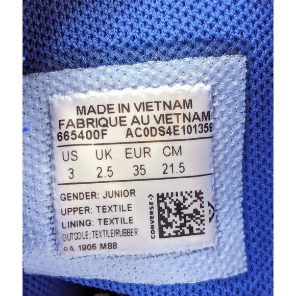 Converse Chuck Taylor All Star Miss Galaxy Stars High Top Size 3 Juniors Shoes - Picture 7 of 7